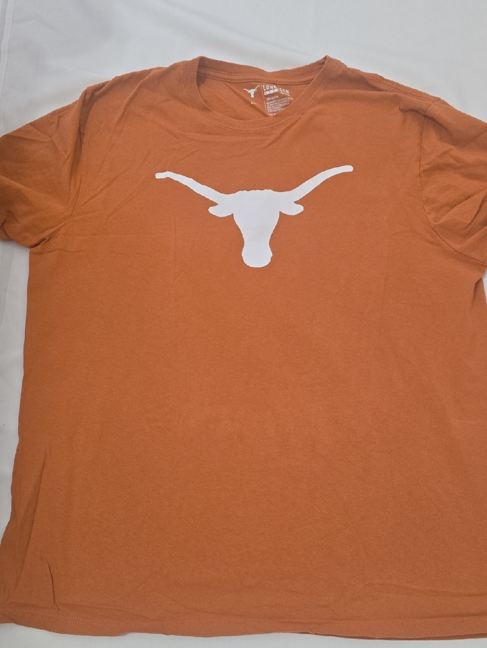 Texas Longhorns Orange Tee with White Longhorn Logo 2XL